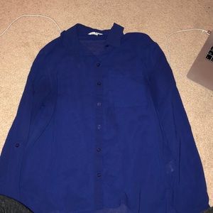 Aeropostale Purple Blouse Size Small
